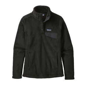 PATAGONIA Re-Tool Snap-T Fleece Pullover Sweatshirt Black Size Small
